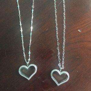 Origami owl chain with locket